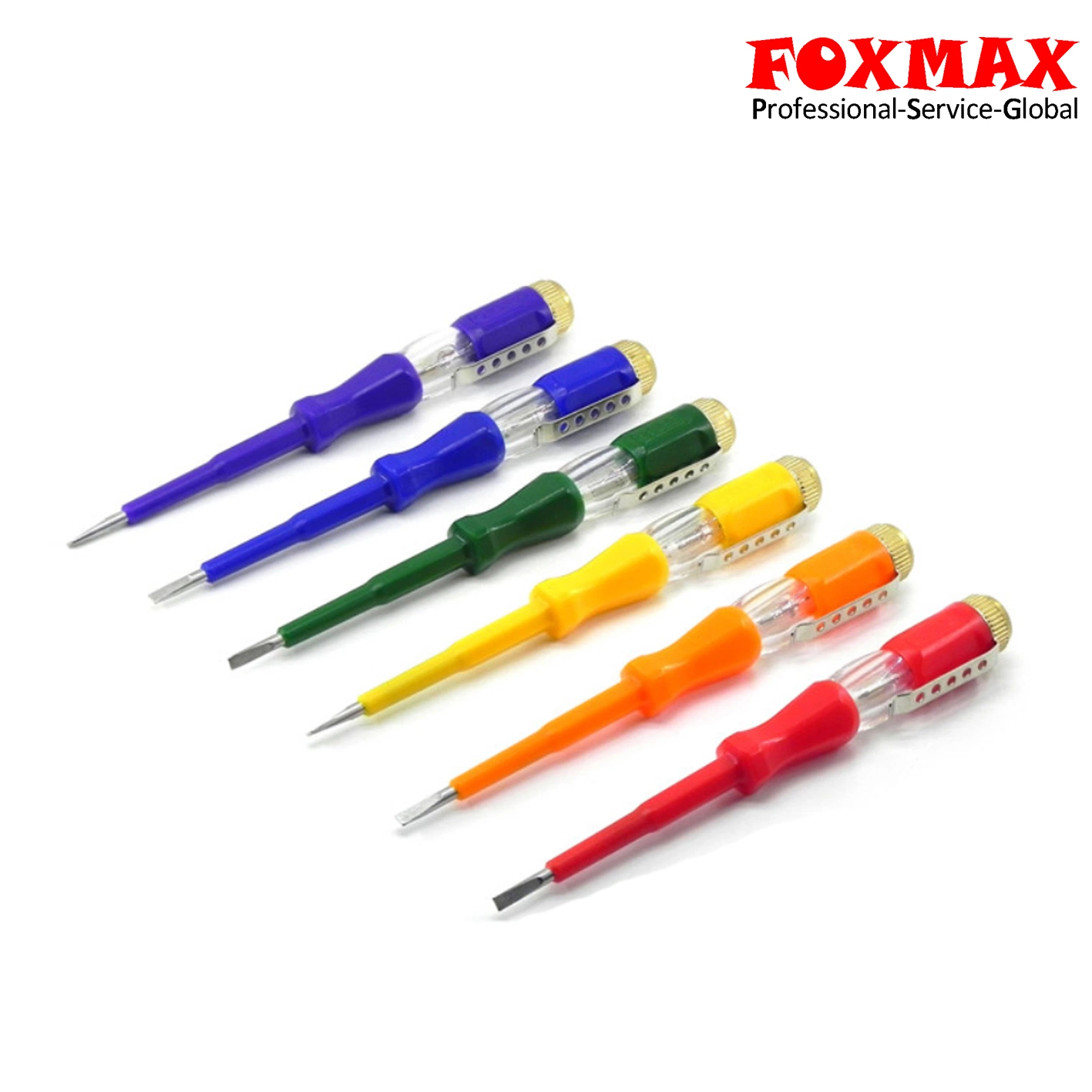 140mm Colourful Test Pencil Screwdriver Voltage Tester Pen (FXT-05)