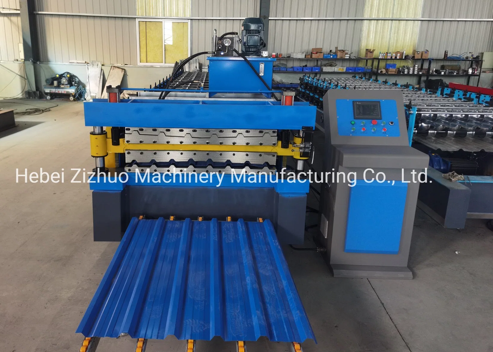 Wholesale/Supplier Tr4 Tr5 Steel Glavanized Double Layer Ibr Deck and Step Tile Cold Roll Forming Roofing Sheet Building Material Making Machine Machinery Price