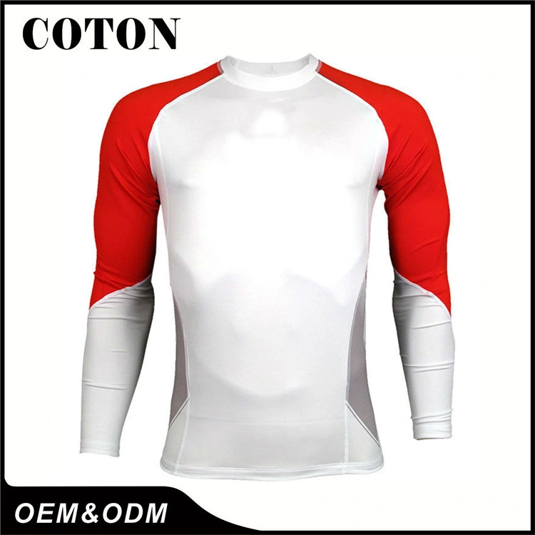 Custom Gym Wear Men Spandex Fitness Wear Slimming Fit Compression Shirt