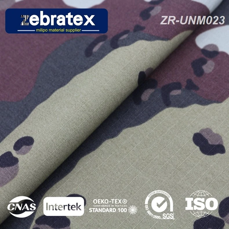 Tir de infrarrojos Anti algodón tejido de Nylon camuflaje