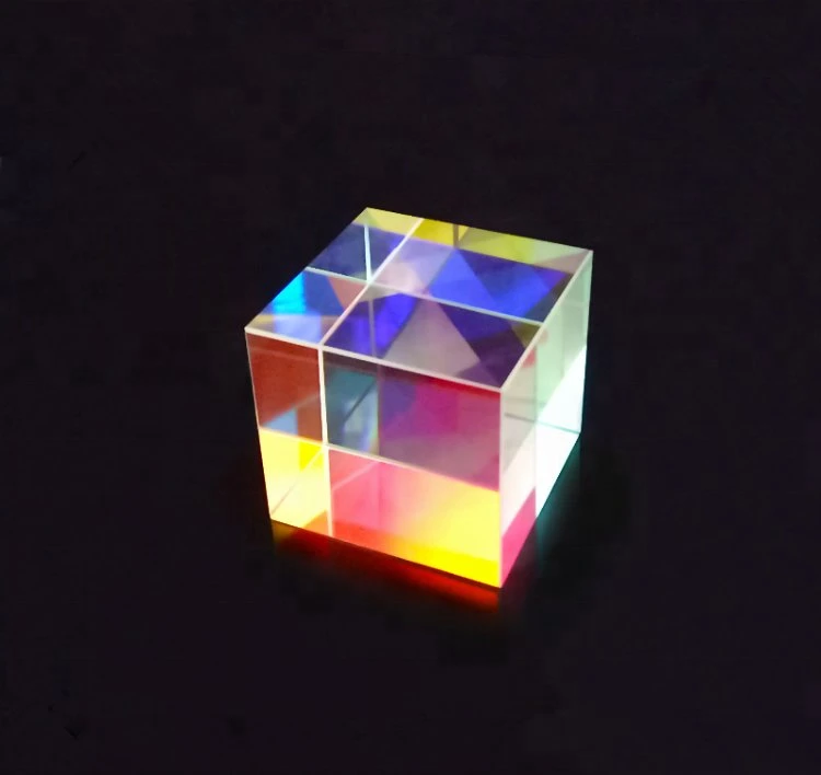 Glass Prism Double Cemented Right Angle Type of X-Cube Prisms Optical Equipment