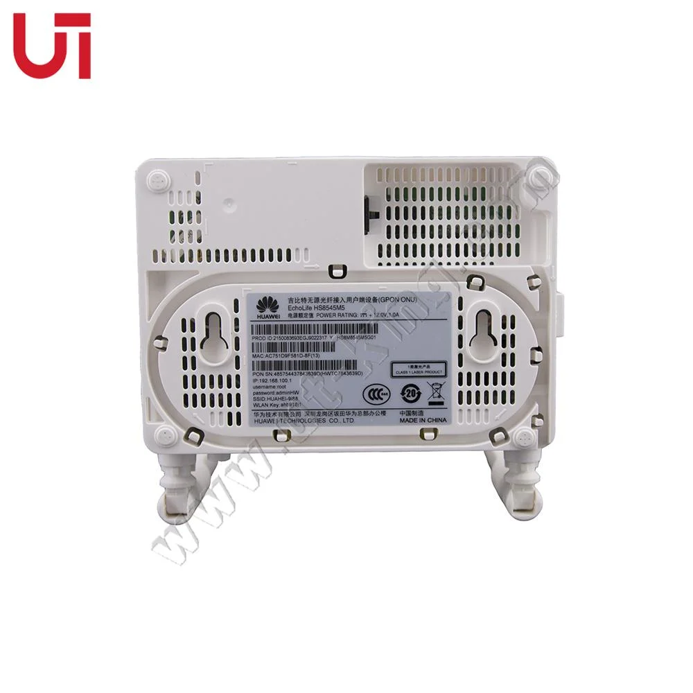 جهاز Gpon الأصلي مع جهاز واحد+3fe+1 tele+1 USB+WiFi Huawei HS8545m5 Gpon ONU