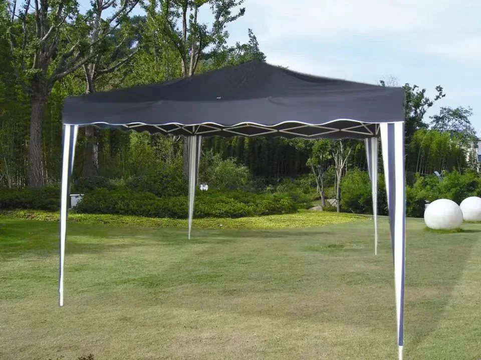 3X3m White Pop up Steel Folding Gazebo