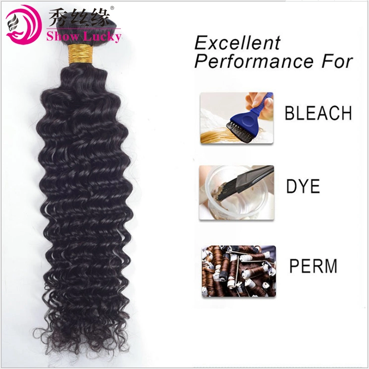 Big Discount Unprocessed Virgin European Human Hair Extension Deep Wave Remy Hair Weaving Weft