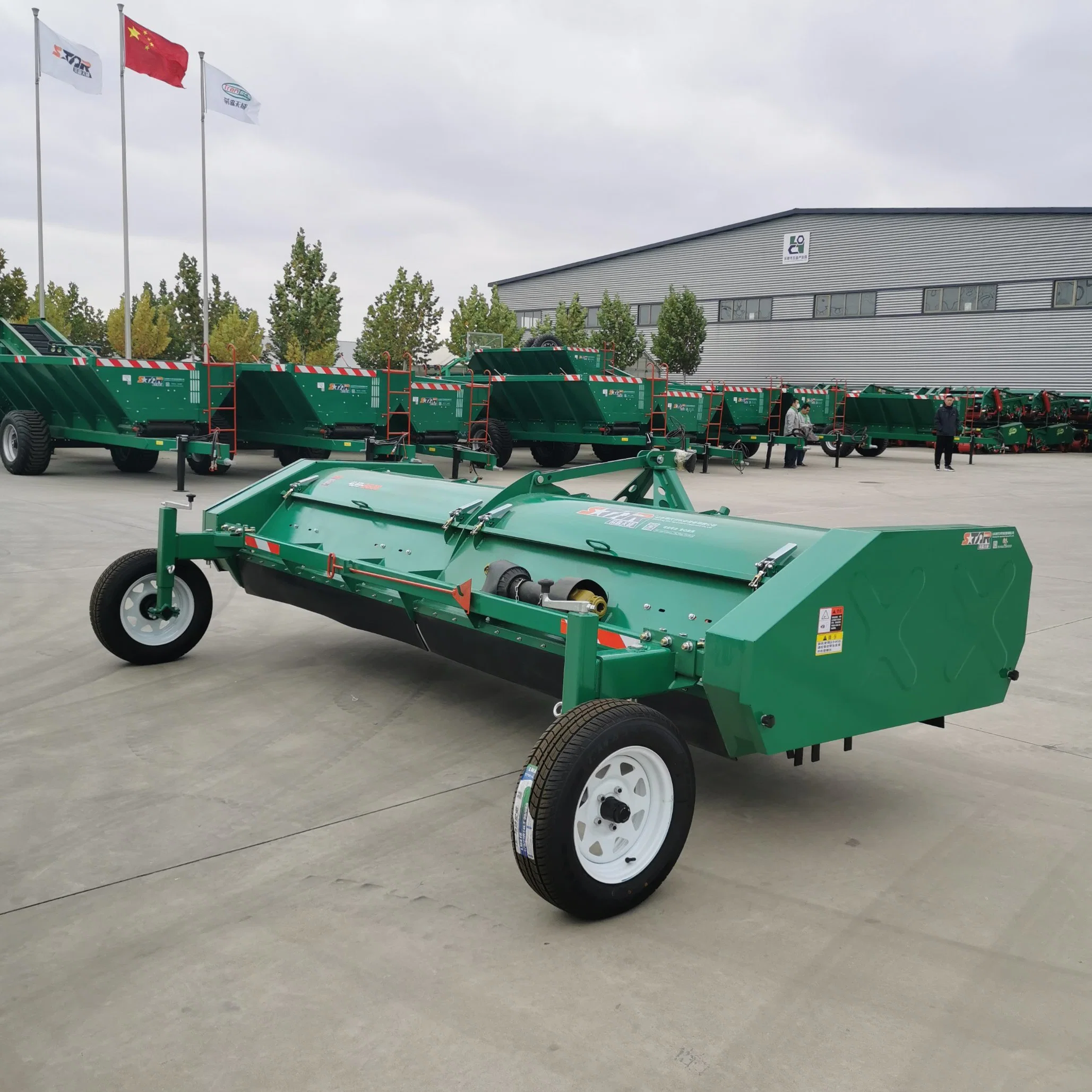 Wheel Adjustment Technology Safe Durable Automatic Vegetable Corn Sweet Potato Haulm Cutter