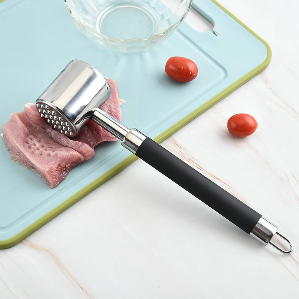 Marteau de la viande viande Tenderizer mallet Outil, de la viande en vrac d'un marteau en acier inoxydable de l'outil de cuisine pour le poulet, boeuf et porc ESG10128