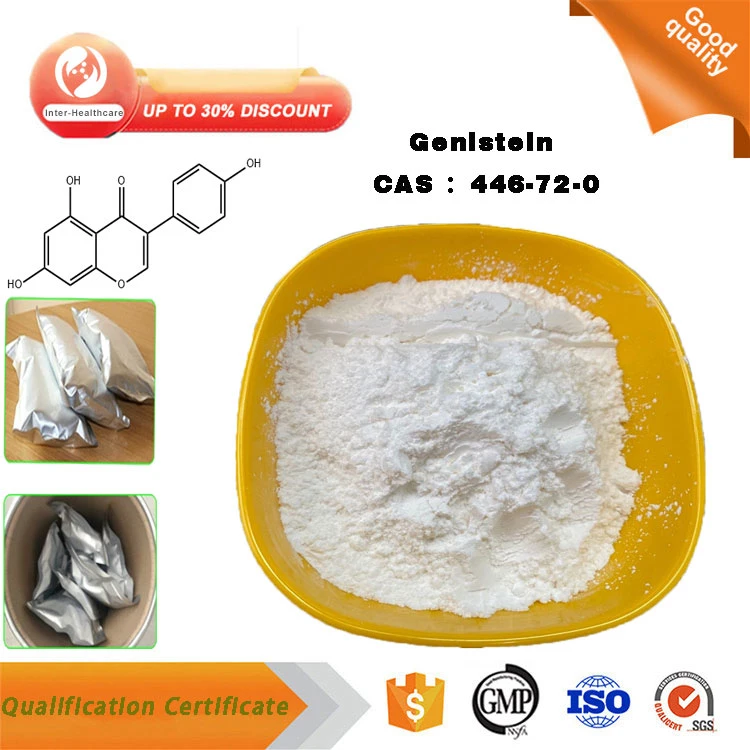 Hot Sale Sophora Japonica Extract Bulk Genistein Powder CAS 446-72-0 Genistein