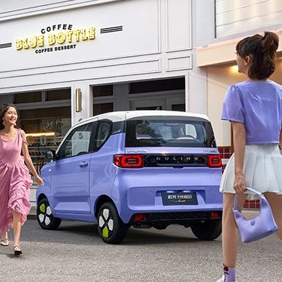 Coche eléctrico EV Miniev Macaron 20KW de la batería de la rueda de coche con un alto rendimiento