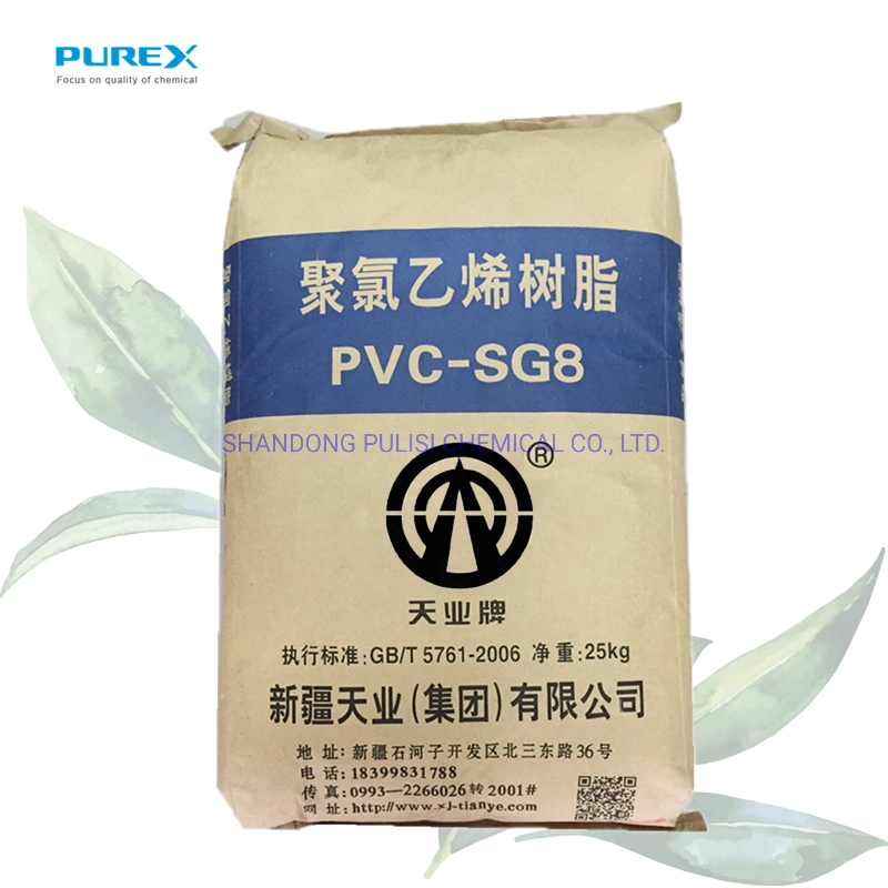 La Chine meilleur prix fournisseur la résine de PVC le chlorure de polyvinyle PVC de la poudre de résine la résine de PVC K67 pour tuyau de PVC La résine de PVC K66 La résine de PVC avec SG5 SG8 La résine de PVC SG3