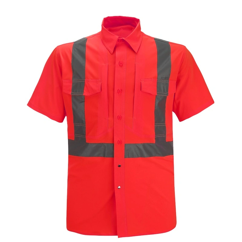 Les EPI Vêtements personnalisés de la construction de la sécurité de sécurité réfléchissant Tee-shirt de sport