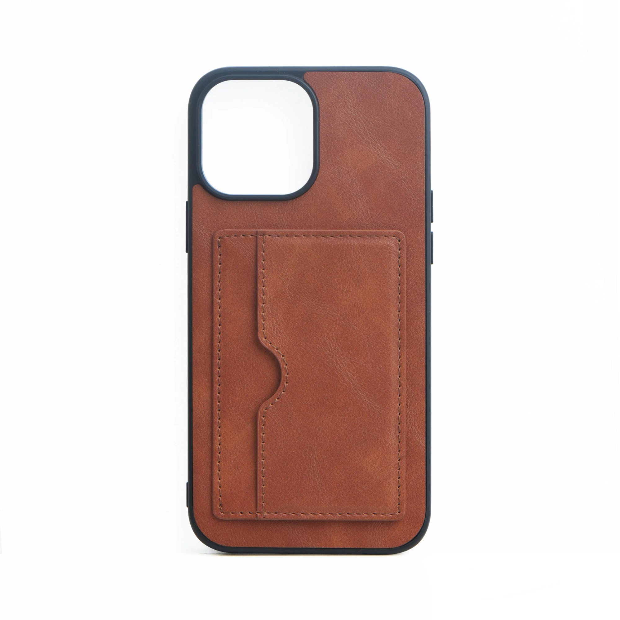 2023 High Quality PU Leather Cases Bank Card Retro Phone Cover for iPhone 11 12 13 14 15 PRO Max with Phone Holder Mobile Phone Case