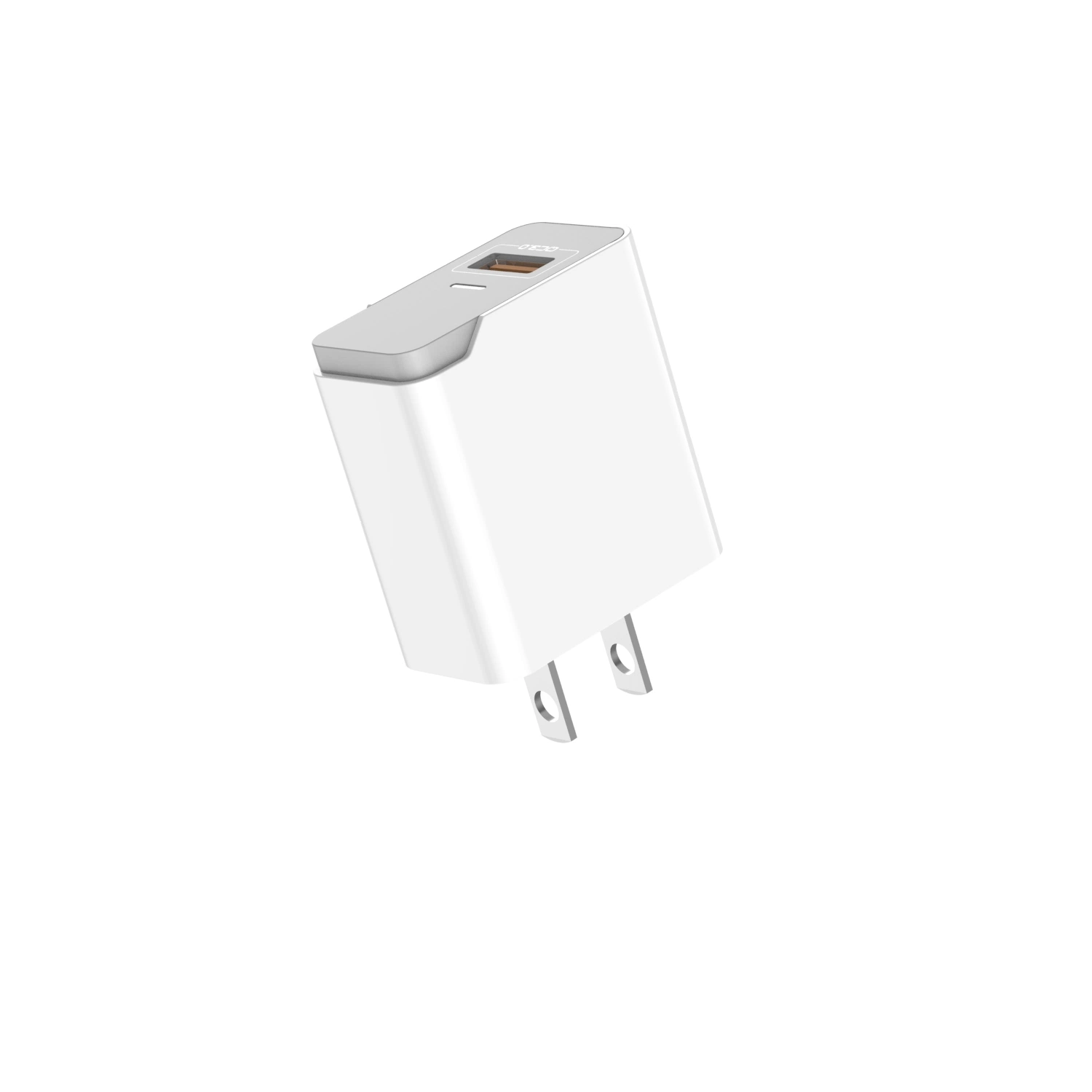 Aspor 18W Fast Charging Home Charger A822 QC 3.0 Us/EU/UK Pin Quick Charge for Mobile Phone