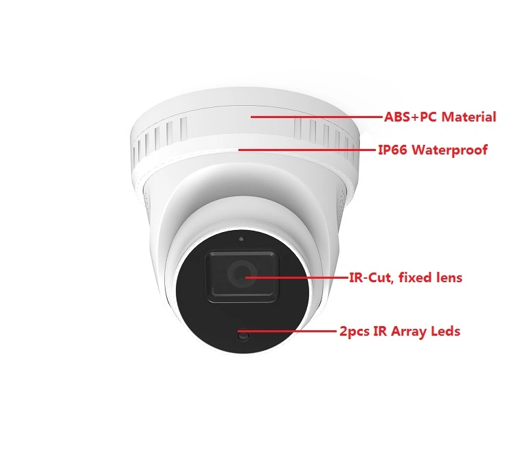 Fsan 2MP Starvis Smart IR HD Network Security System CCTV IP Camera with HTML5