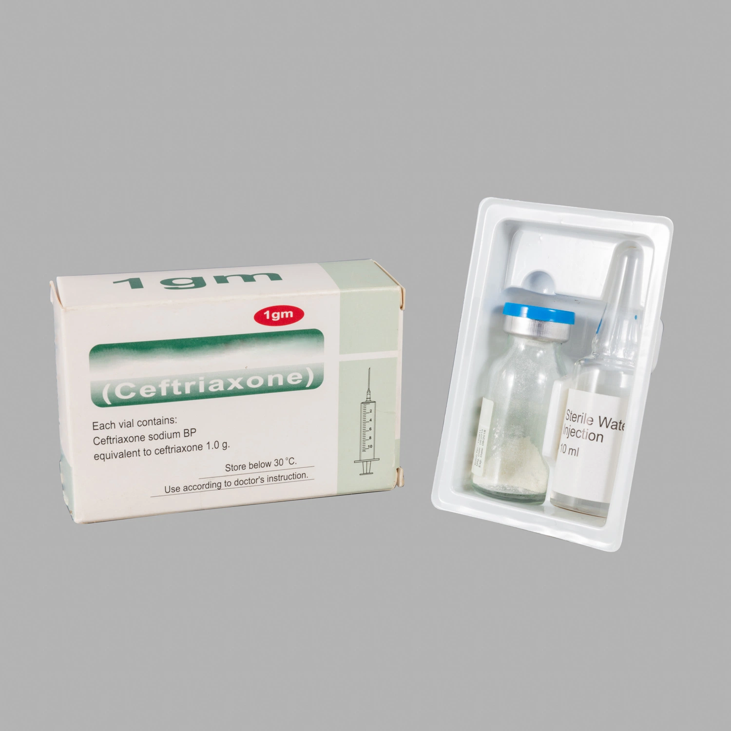 EU-GMP Europe GMP Ceftriaxon Cephalosporin Injection 1g 0,5g 500mg