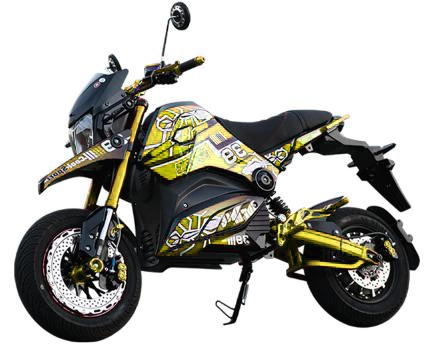 Racing Elektro Motorrad / Scooter 3000W Lithium-Batterie für Erwachsene