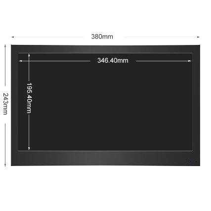 شاشة IPS1366*768 HDMI VGA AV BNC IPS مقاومة شاشة لمس معدنية TFT مثبتة على الحائط مزودة بـ ODM Industrial 	شاشة LCD مزودة بتقنية IPS من المصنع