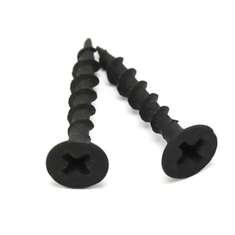 Drywall Screws Black Drywall Screws Coarse and Fine Threads