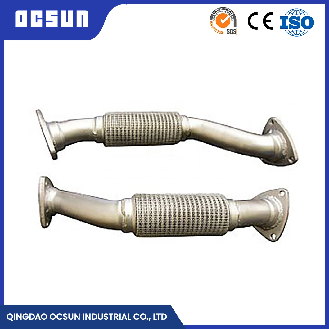 Ocsun tubos de escape frente a China de fábrica de fugas de tubo de escape delantero muestra disponible silenciador automático frente los tubos de escape