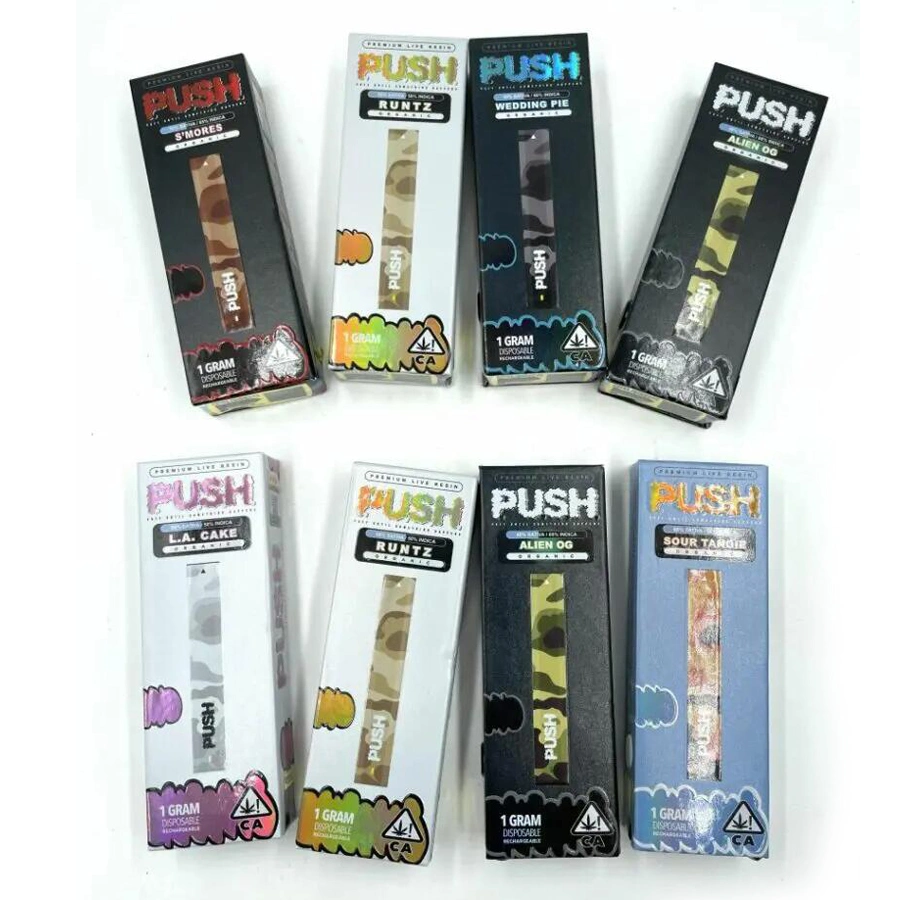 Push Vente en gros jetable E cigarette vide emballage Mod E Hookah