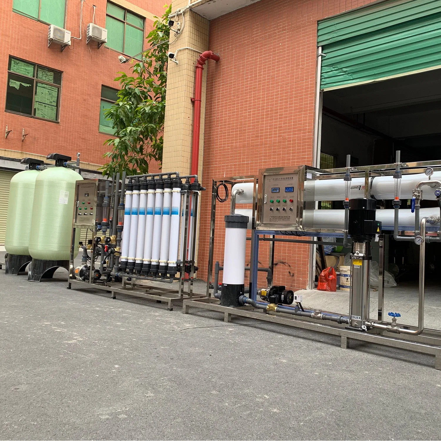 Water Purifier System Reverse Osmosis Plant UF Ultra Pure Water Filtration Waste Water Zero Discharge Treatment Equipment