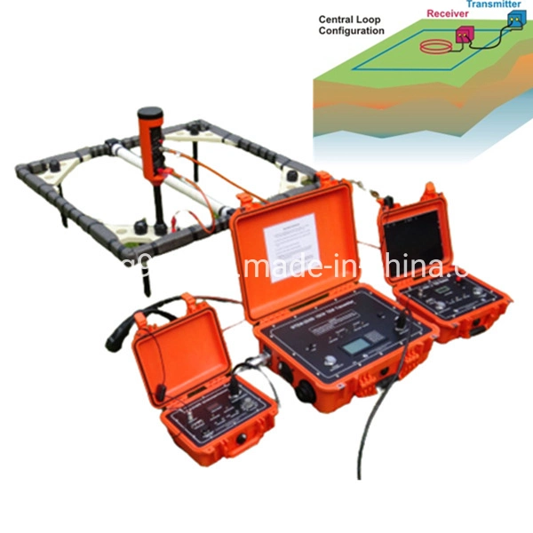 Electric and Magnetic Survey Electromagnetic Transient Equipment Tem Tdem Land Survey Product Time Domain Resistivity Sounding Method