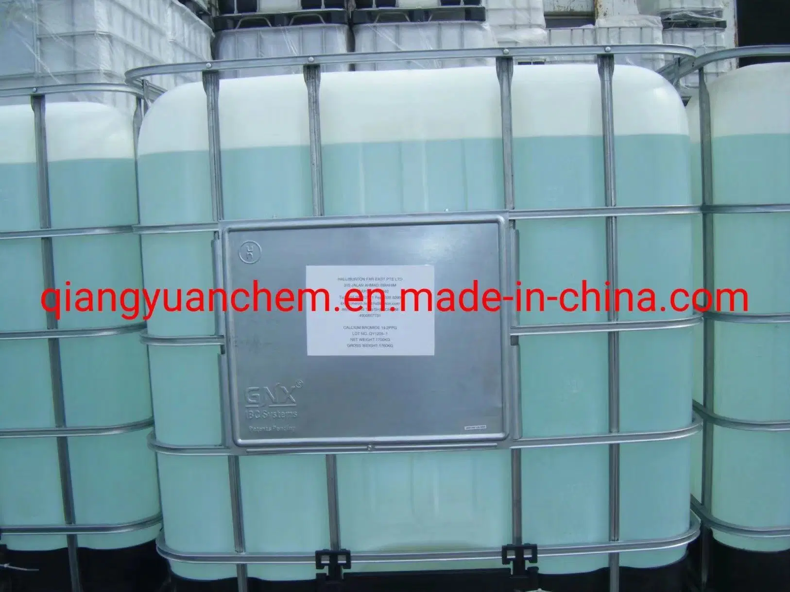 Original Factory Supply Calcium Bromide 52% Liquid Solution for Petroleum Exploitation Industry