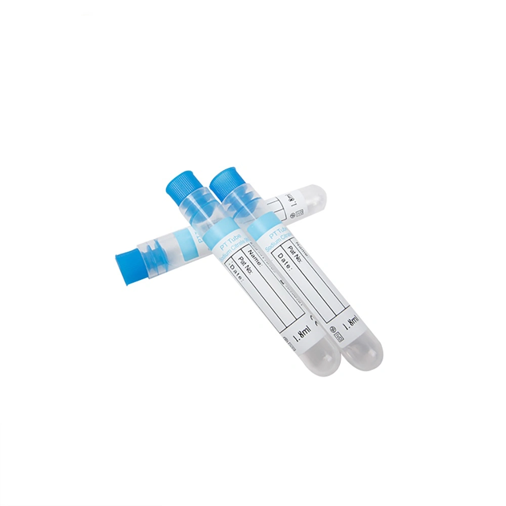 Laboratory Coagulation Test Sodium Citrate Vacuum Blood Collection PT Tube