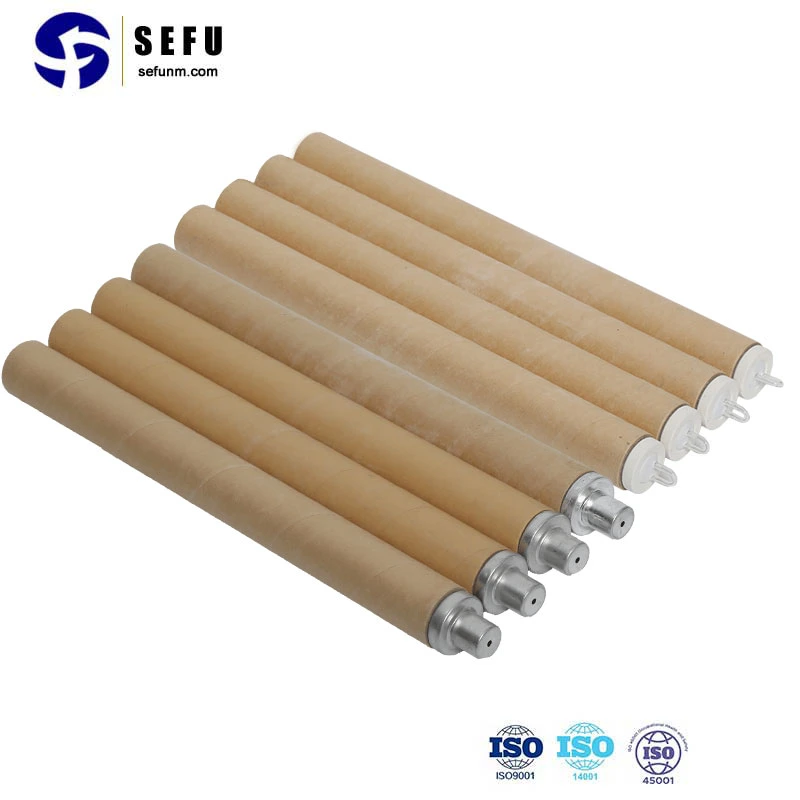 Straight Poll Paper Tube Thermocouple Tips for Test Metal Liquid Temperature