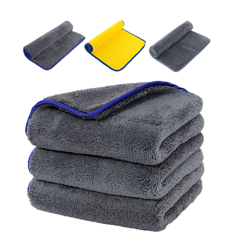 Hot Sale de gros de lavage de voiture en microfibre serviette de tissu en microfibre 800 GSM pour voiture