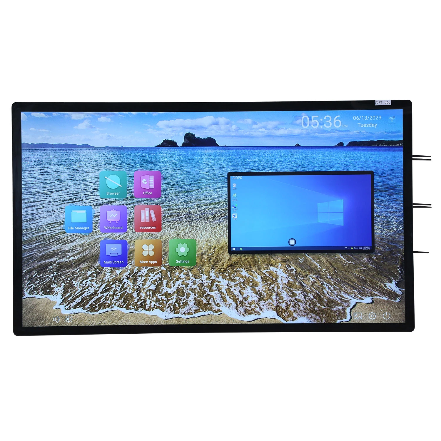 55 65 75 86 98 110 Inch Interactive Touch Screen Smart Whiteboard Interactive Whiteboard with Stand