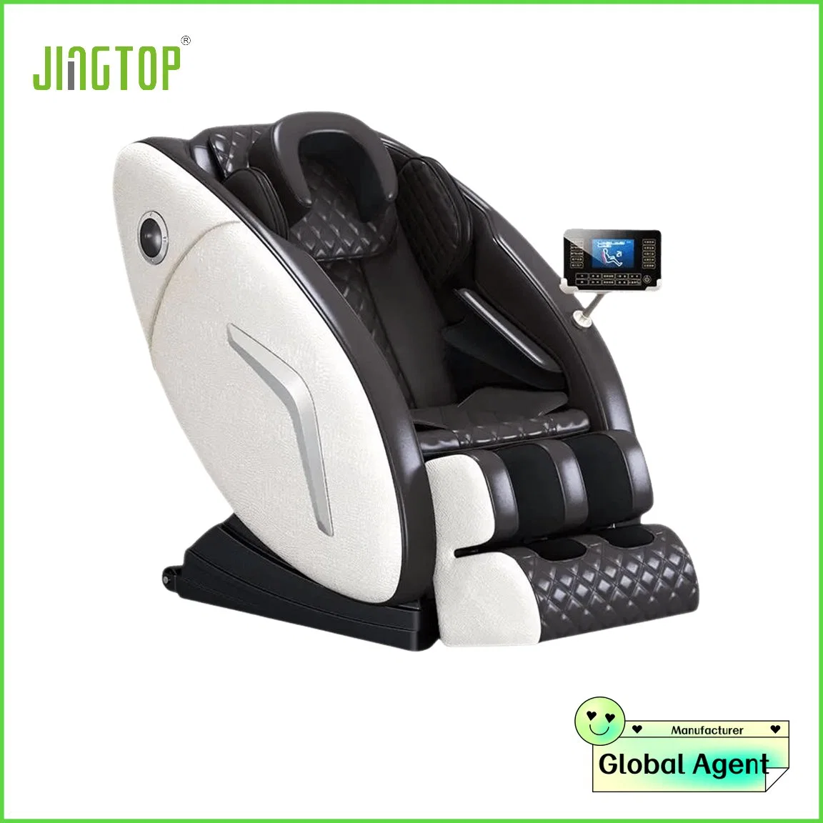 Jingtop Professional Customer Logo Robot Hands Wireless Remote Control Office Massage Chair