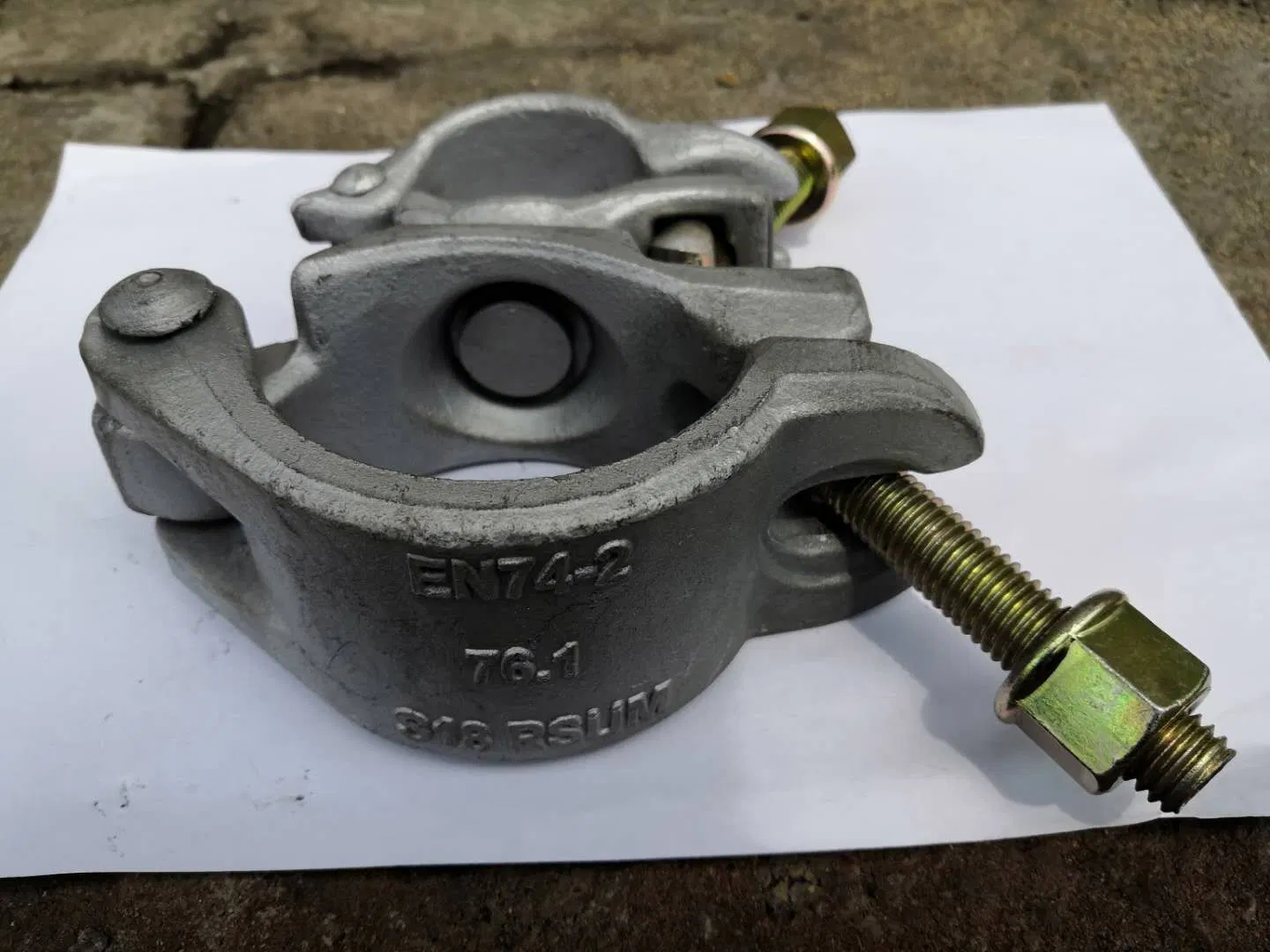 Building Pipe Connection Buckle Galvanized Fixed Swivel Forged Scaffolding American Type Coupler