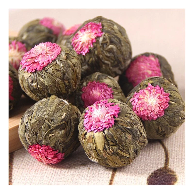 Hand Made Chinese Dried Marigold Lily Blossom Tea Green Organic Blooming Flower Tea