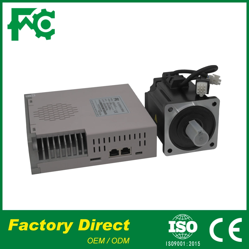 Good Price AC 220V Direct Servo Drive + 400W 60 Flange Motor with 3 Meter Cable