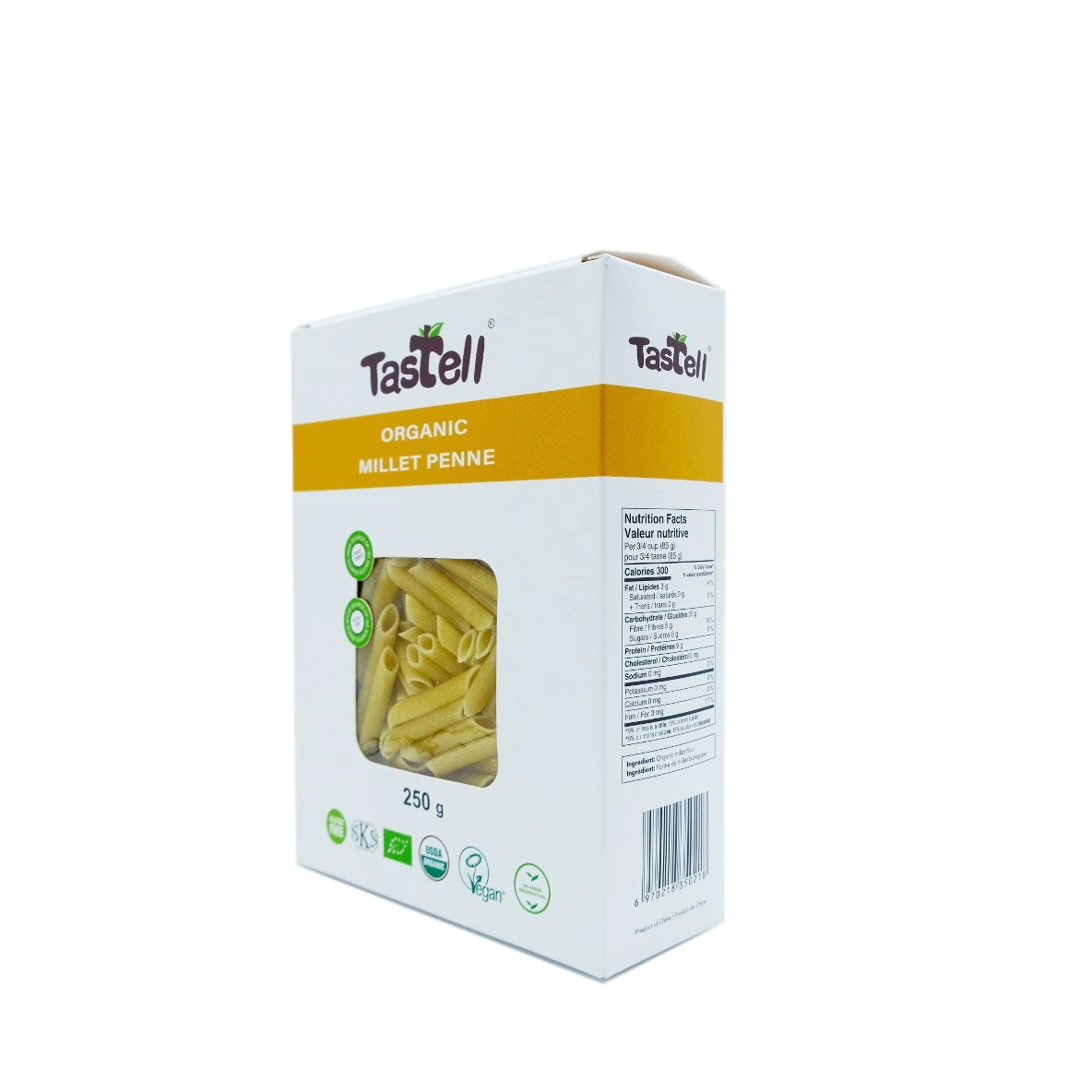 Factory Wholesale/Supplier Millet Penne Noodle Cheap Price Organic