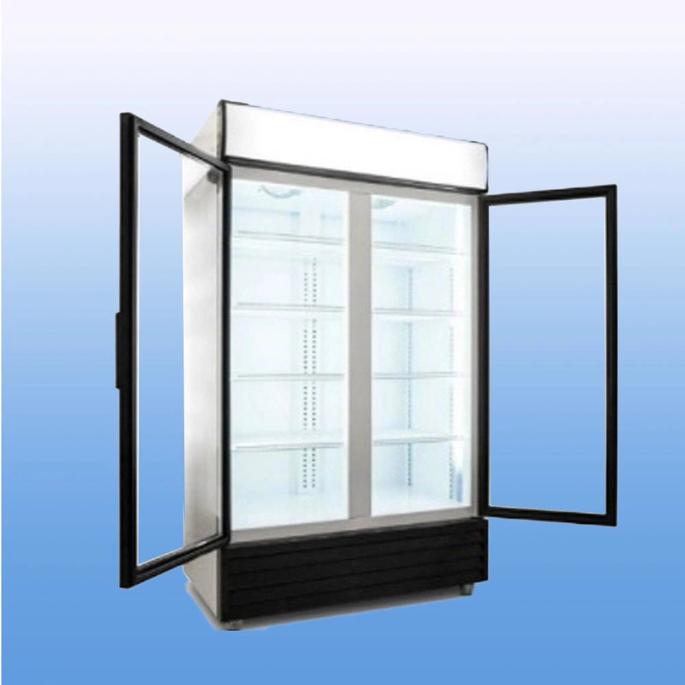 Standing Display Fridges Pepsi Freezers Glass Door Beverage Display Refrigerator 600L Fan Cooling Chiller Display