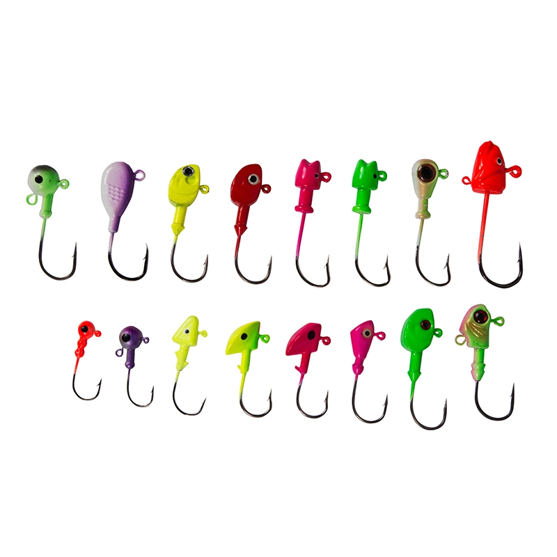 3D Fish Eye Lead Head/Jig Head Hooks High Carbon Steel for Saltwater