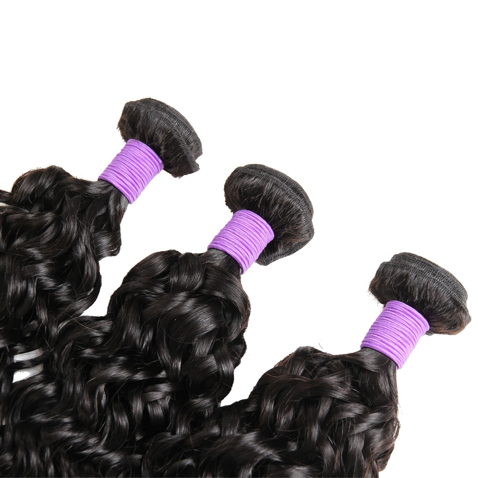 Deep Wave Brazilian Remy Hair 28 30 32 Inch 1 3 4 Bundles Natural Color 100% Water Wave Curly Human Hair Extension for Women