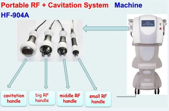 La cavitación RF+cuerpo adelgaza la pérdida de peso de la máquina de masaje