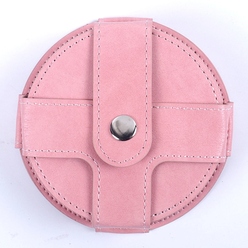 Minimalist Leather Coaster Round Heat Insulation Coffee Tea Cup Mats