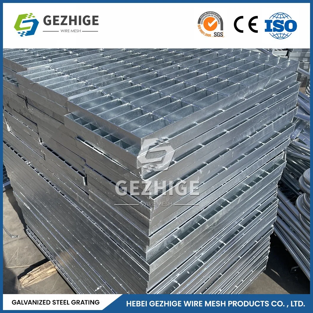 Gezhige 3-50mm Thickness Expanded Metal Grating Manufacturers Wholesale/Supplier Stainless Steel Floor Grating China Electroplate Surface Galvanized Steel Grating Panel