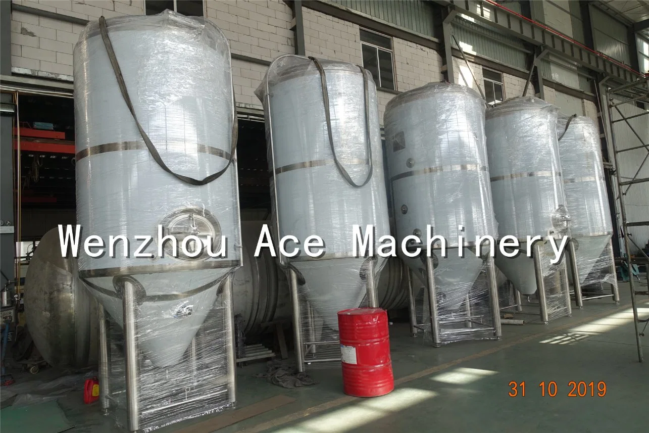 Best Price 15000L 150hl Craft Fermenter Conical Fermentation Tank Cooling Jacket Fermenting Vessel Complete Beer Brewing Plant Factory