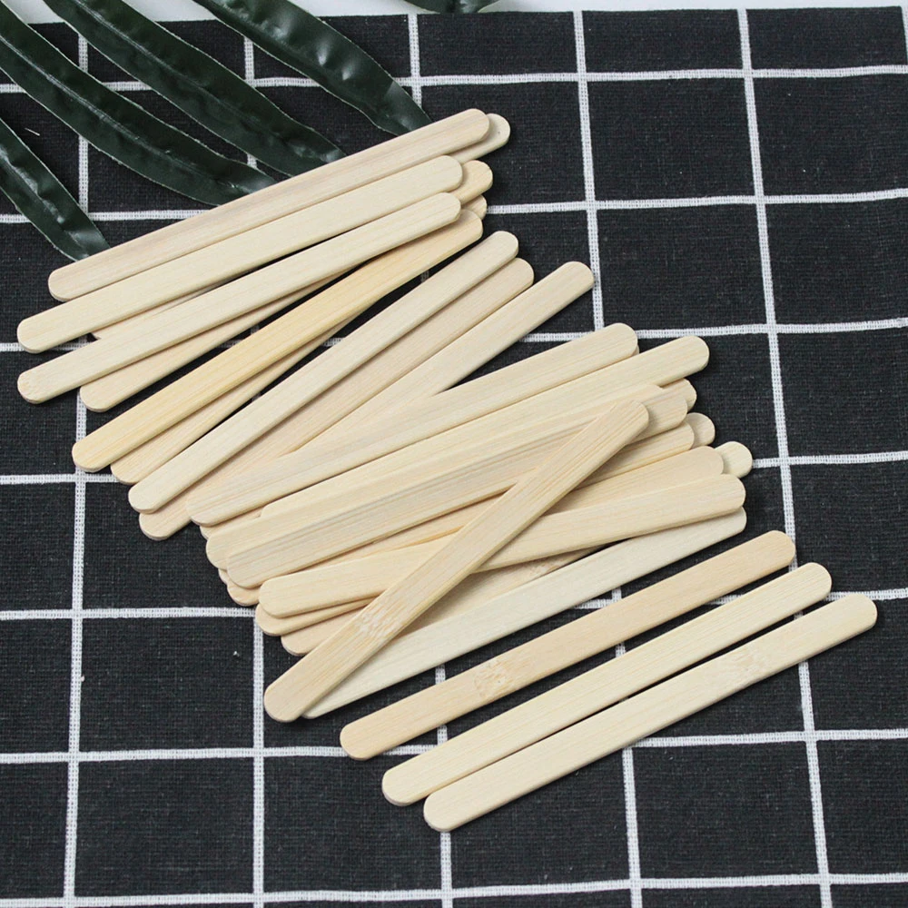 Food Grade High Quality Hygienic Natural Bamboo Ice Cream Sticks