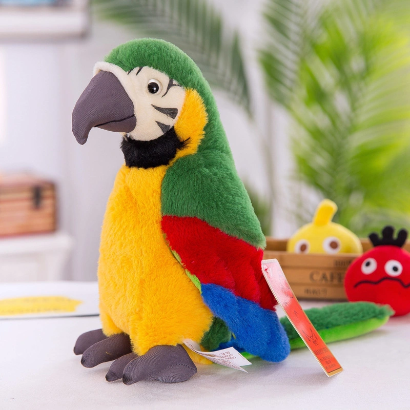 Bird Parrot Plush Atacado fábrica de ODM Children Stuffed Toys