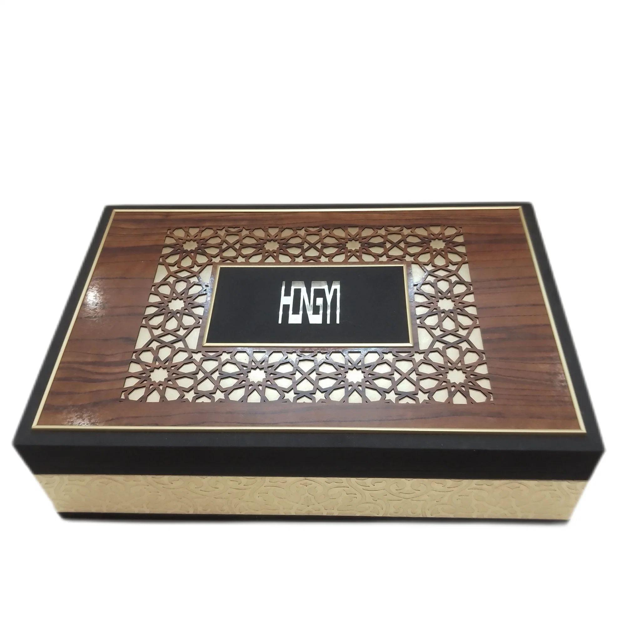 Hongyi High Gloss Wooden Jewelry Storage Packaging Gift Box Necklace Ring Souvenir Packing China MDF Deodorants