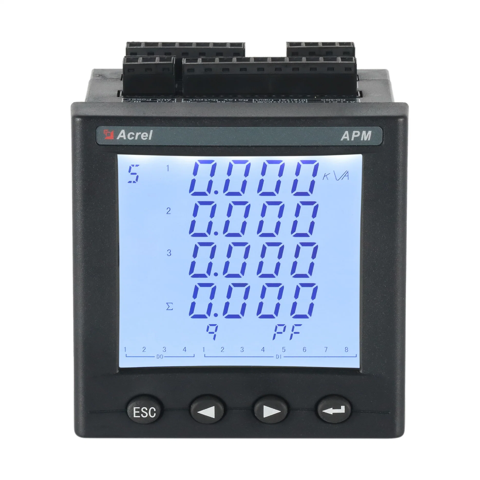 Apm Series Multi-Function Panel Energy Meter with Multi-Rate, RS485 Communication and Class 0.2 for Comprehensive Monitoring of Power Supply Quality of The Grid