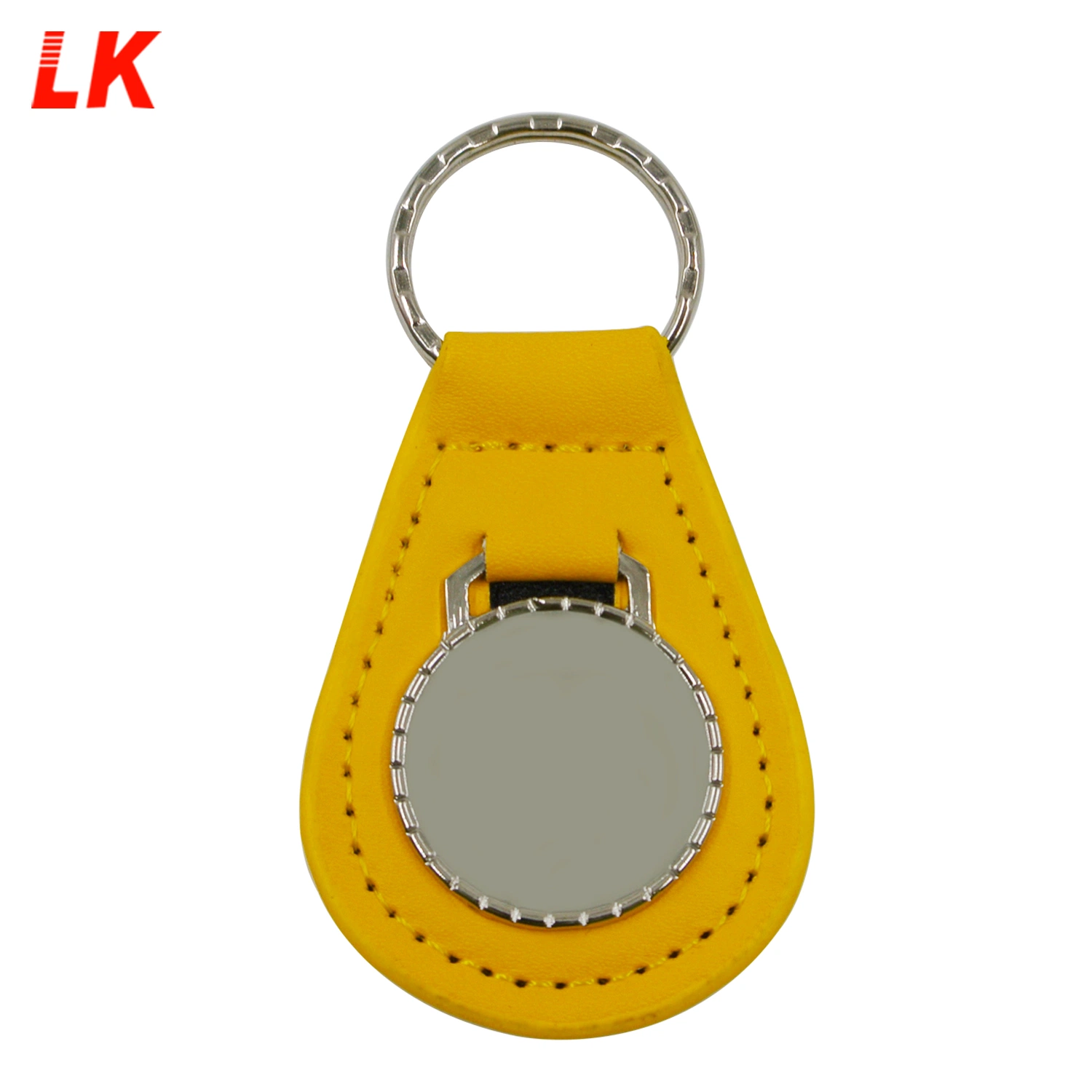 Promotional Custom Genuine Leather Car Brand Logo Key Chain Keychain
