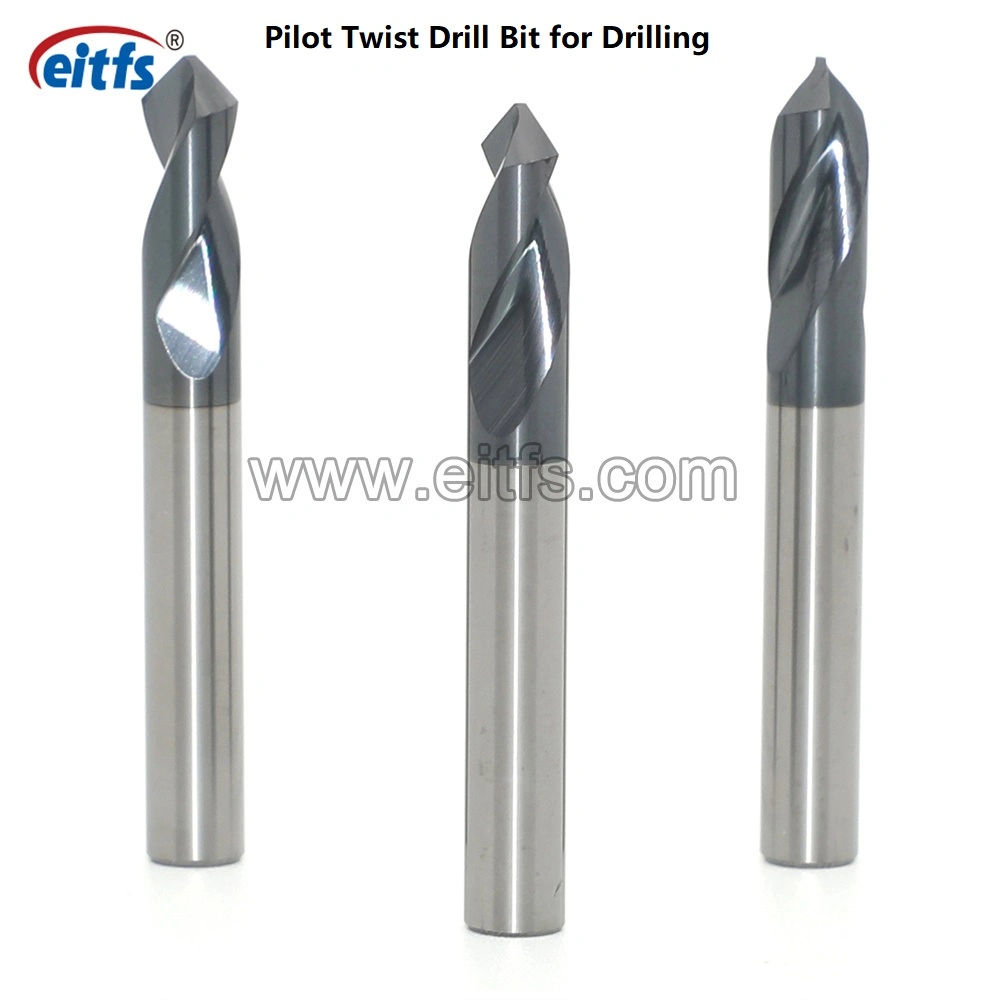 Wholesale Manufacturers Custom Carbide Tungsten Pilot Twist Drill Bit for Drilling