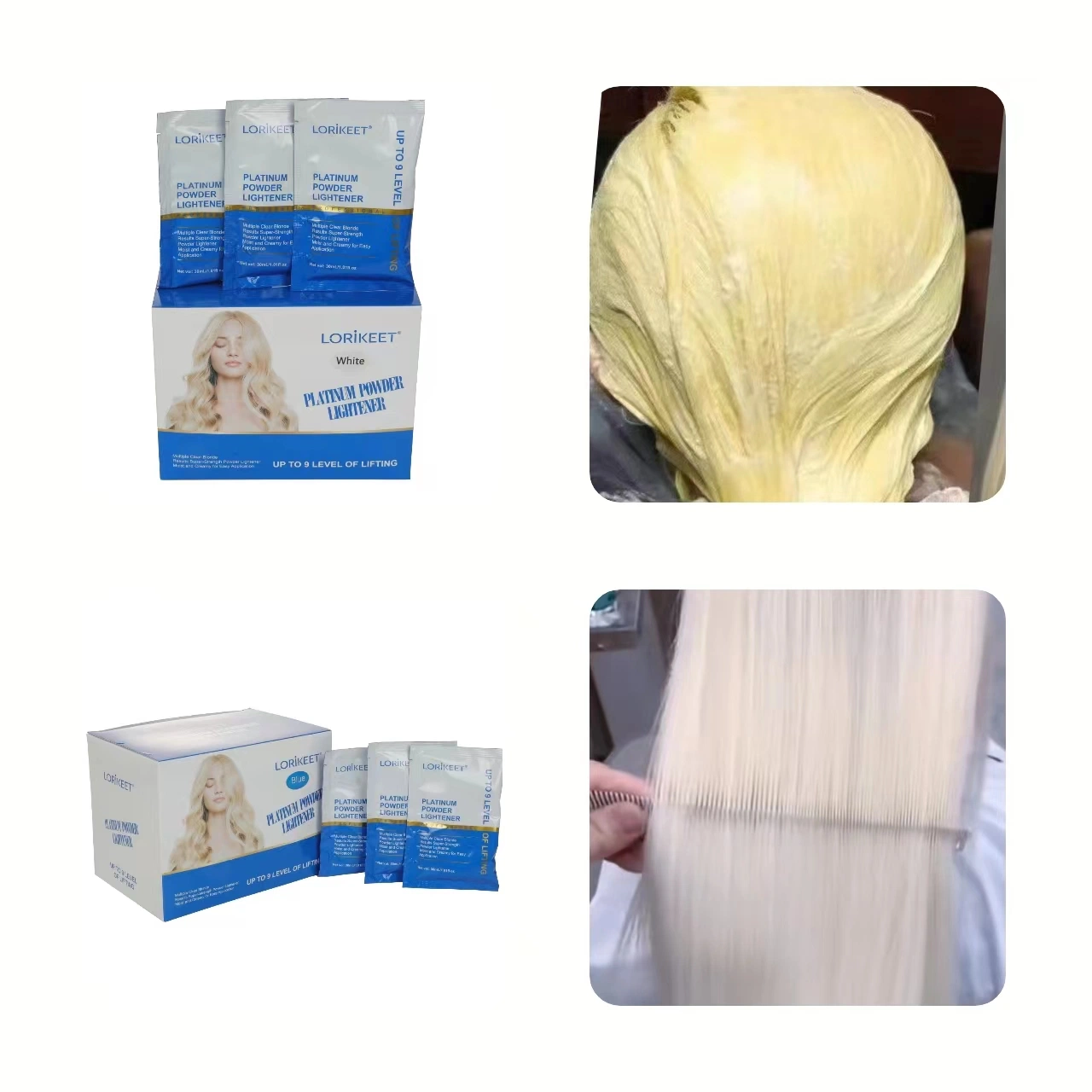 Private Label Hair Bleaching Powder Ammonia Free Green Bleach Powder