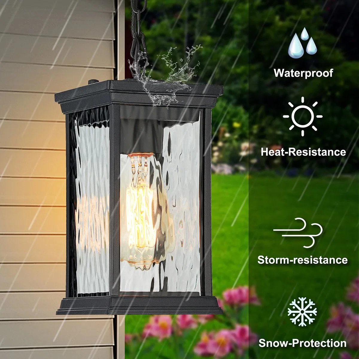 Modern Design LED Garden Light Pendant Lamp for Maintaining Stability